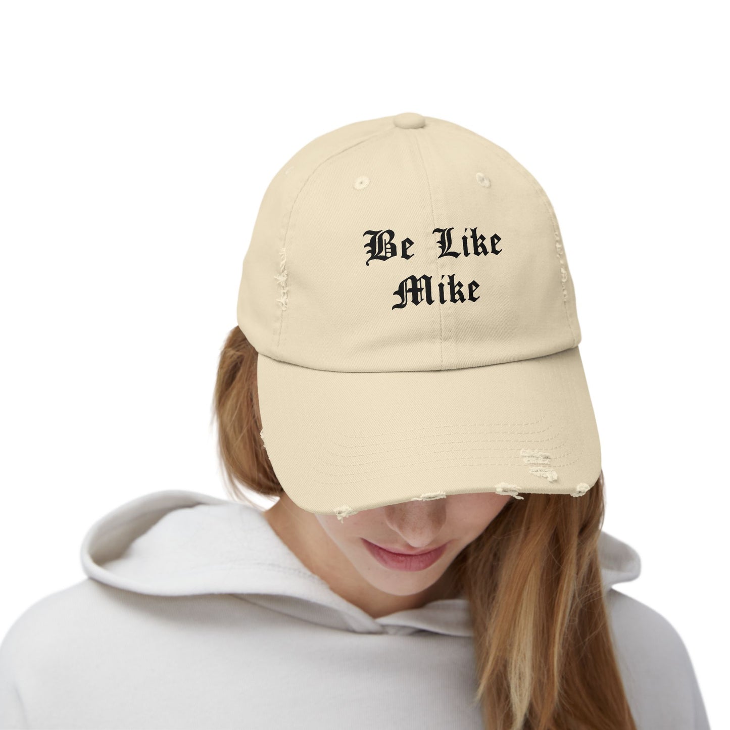 "Be Like Mike"  Distressed Cap