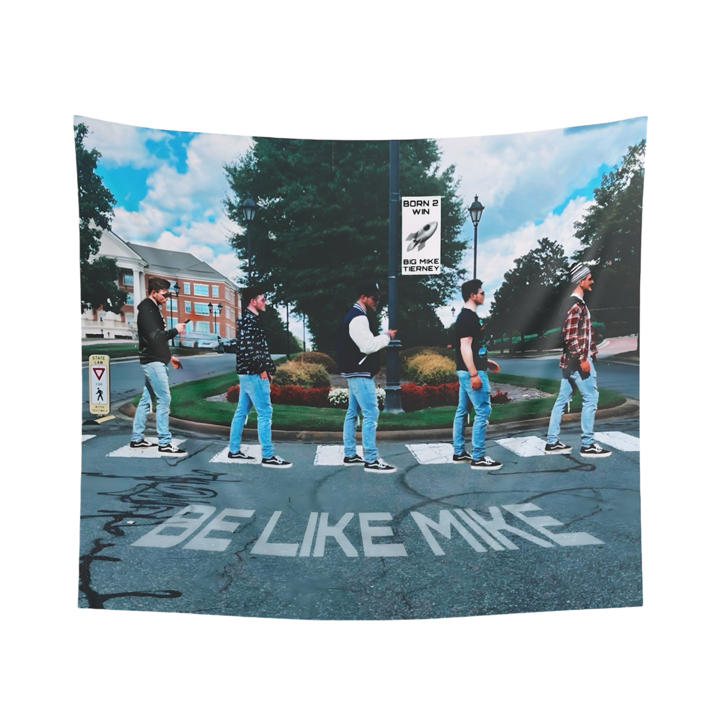 "Be Like Mike" Dorm Room Flag